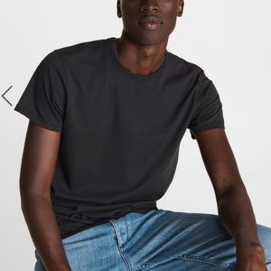 Rag and Bone Principle Base Tee Classic Fit T-Shirt XS/TP Mens Black